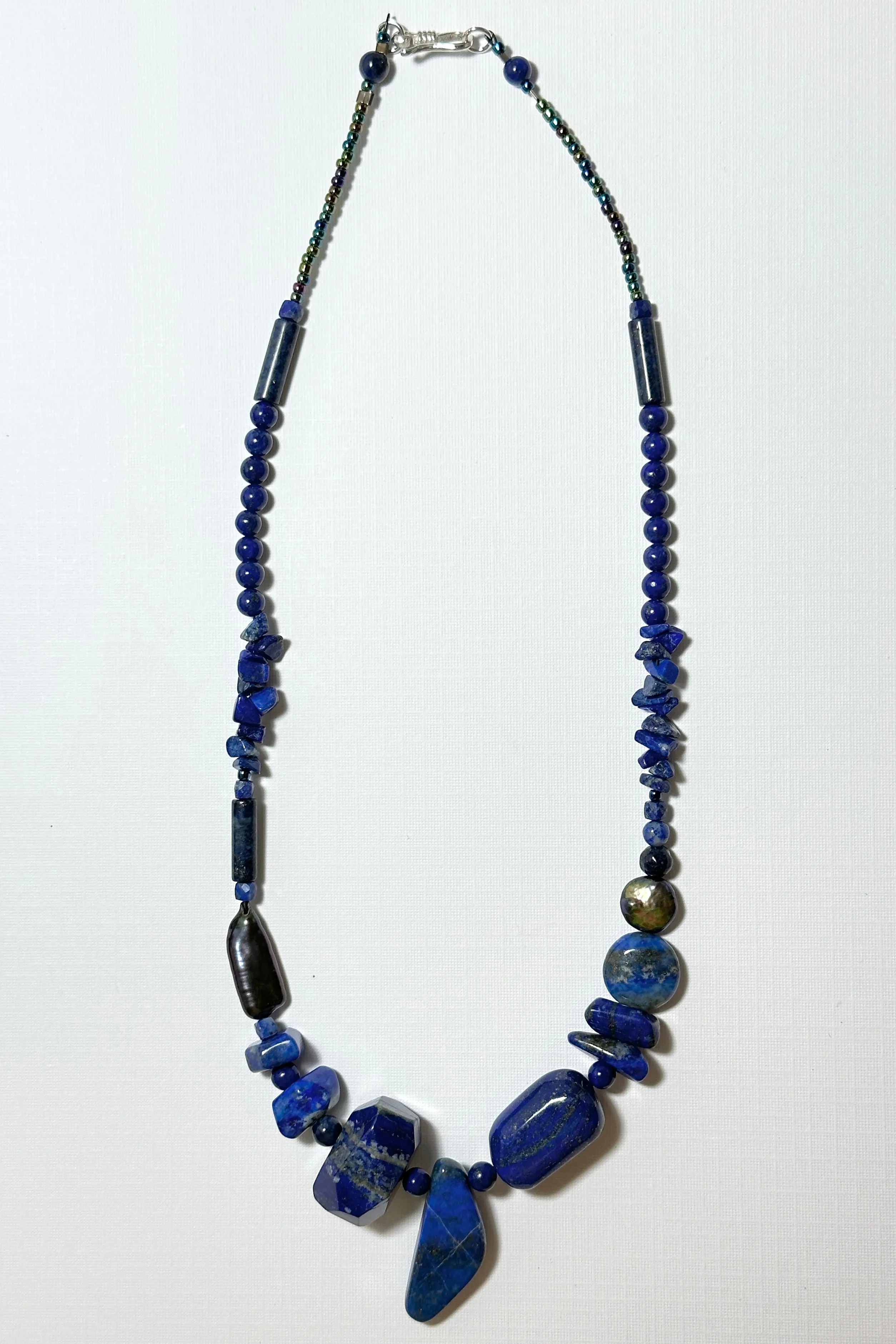 Necklace Lapis Lazuli Angles