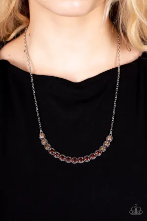 Necklaces Throwing SHADES - Brown N435