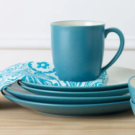 Noritake Turquoise Colorwave Rim Dinnerware Set