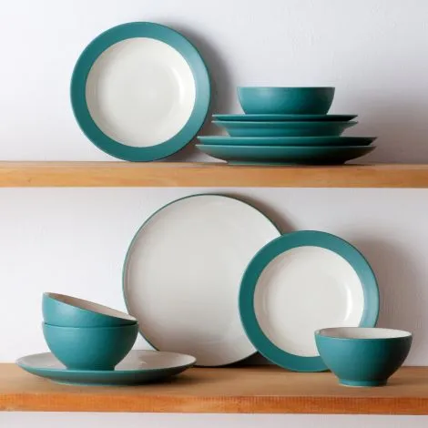Noritake Turquoise Colorwave Rim Dinnerware Set