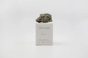 Opal   Sage Pyrite Crystal