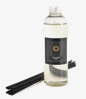 Oud & Amber Luxury Reed Diffuser Refill 200ml