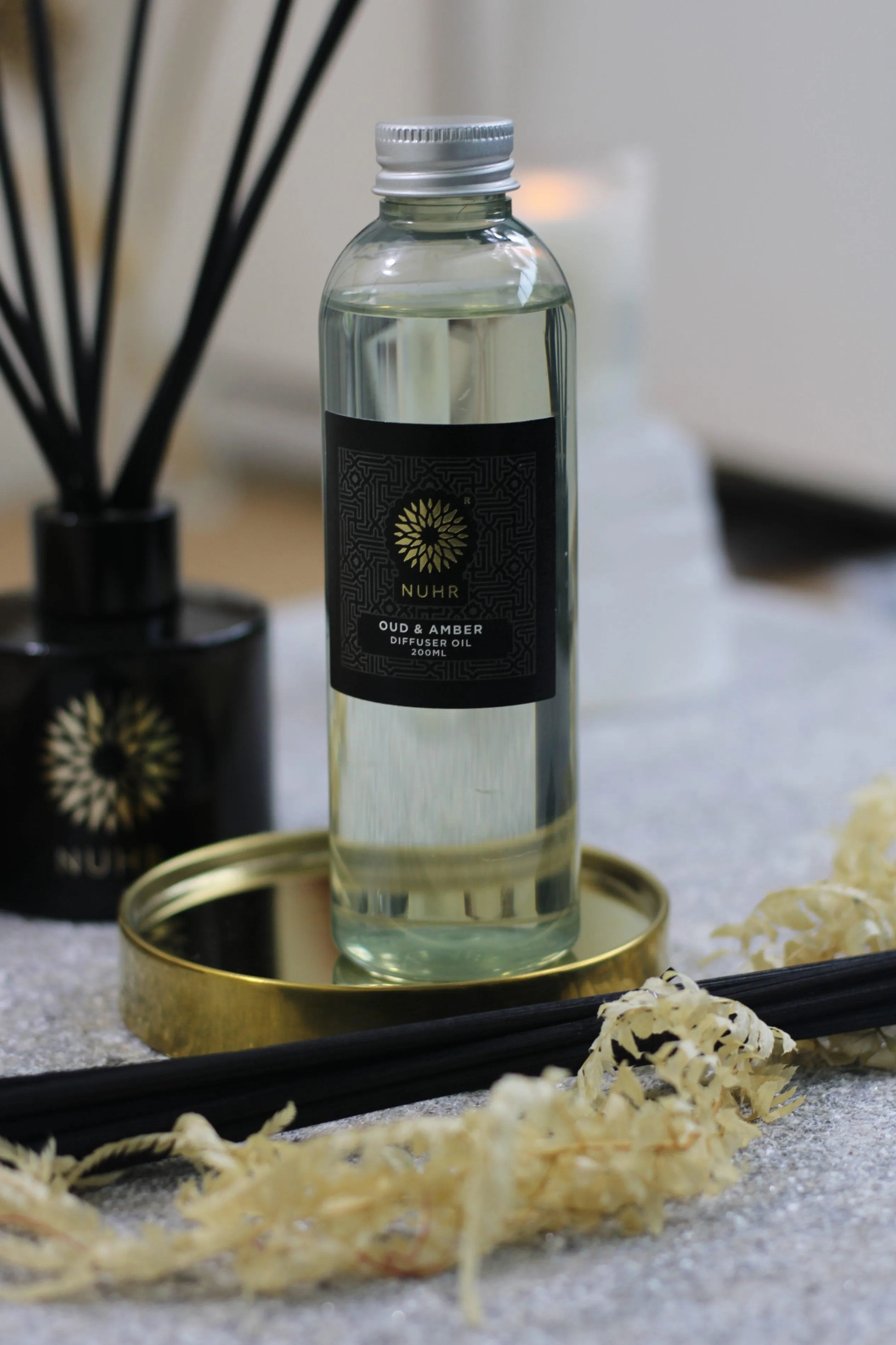 Oud & Amber Luxury Reed Diffuser Refill 200ml