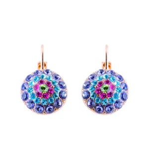 Pavé Leverback Earrings in "Rainbow Sherbet" *Preorder*