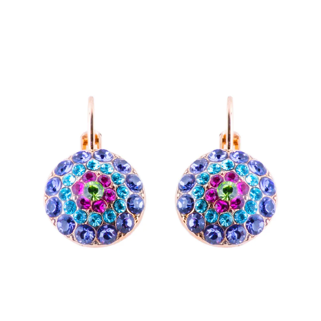 Pavé Leverback Earrings in "Rainbow Sherbet" *Preorder*