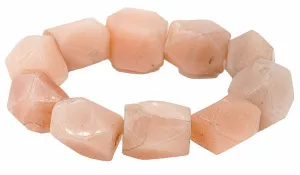 Peach Aventurine Natural Gemstone Bracelet