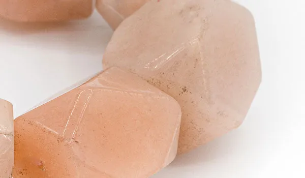 Peach Aventurine Natural Gemstone Bracelet