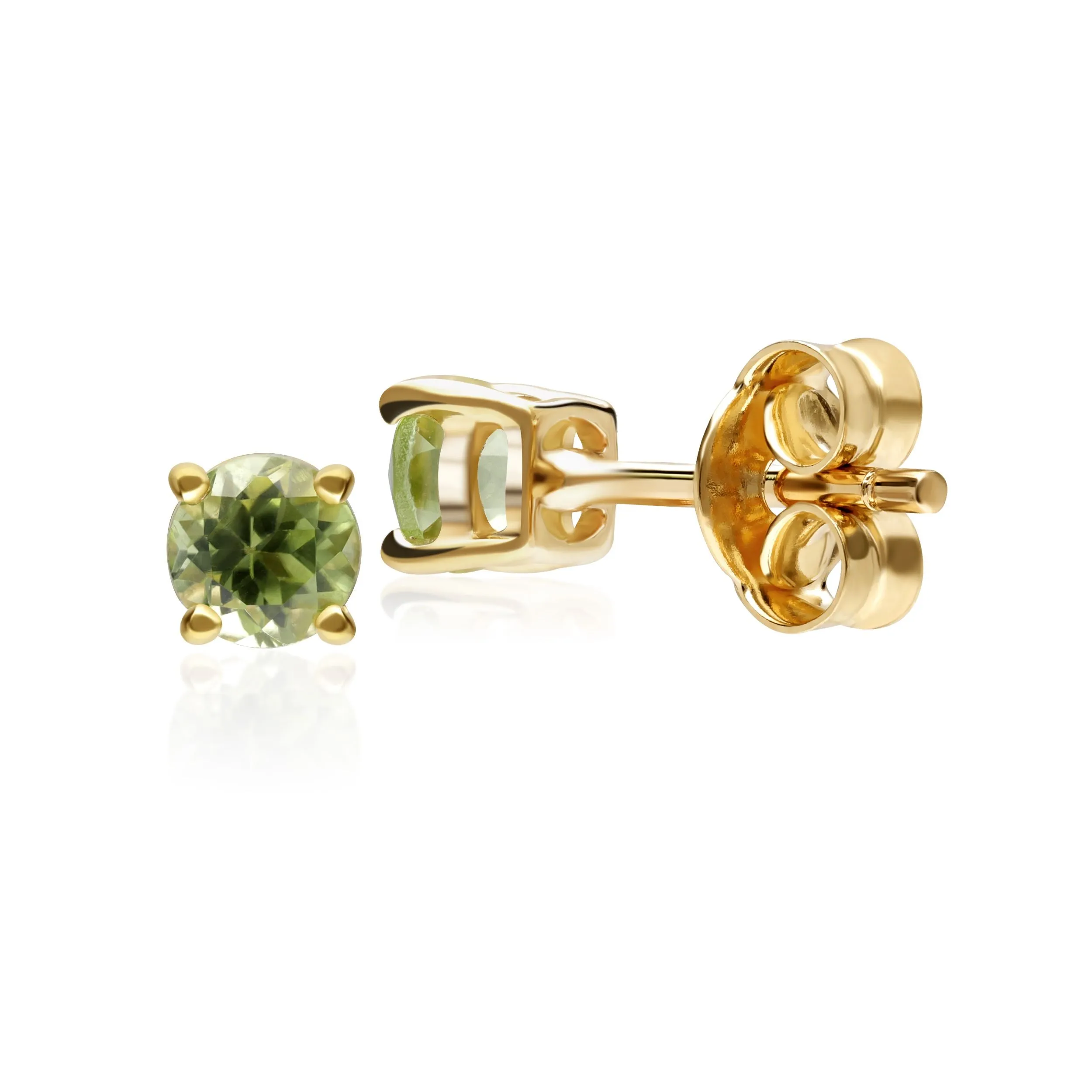 Peridot Ohrstecker in 9ct Gelb Gold