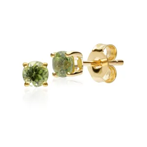 Peridot Ohrstecker in 9ct Gelb Gold