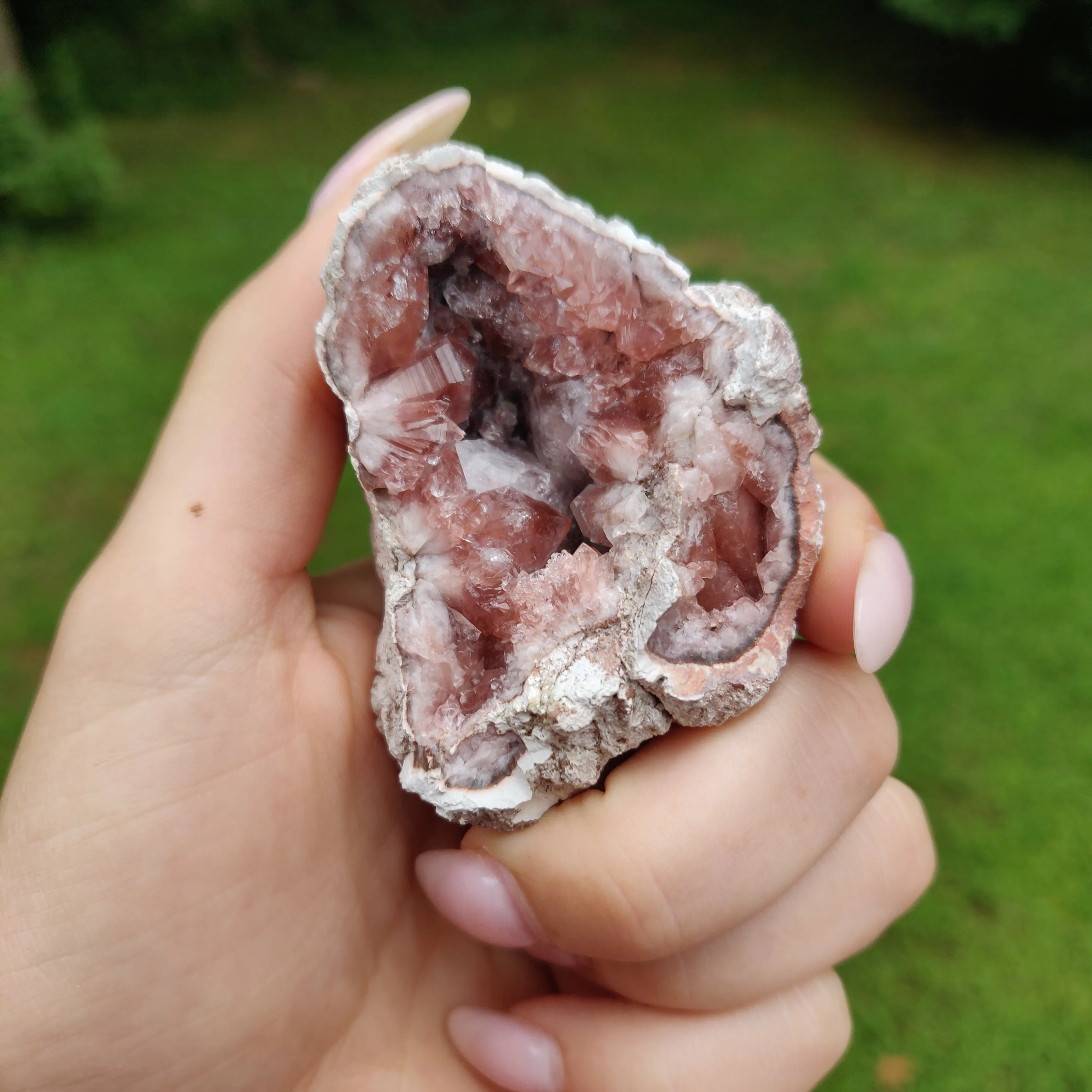Pink Amethyst Geode  (#J2)