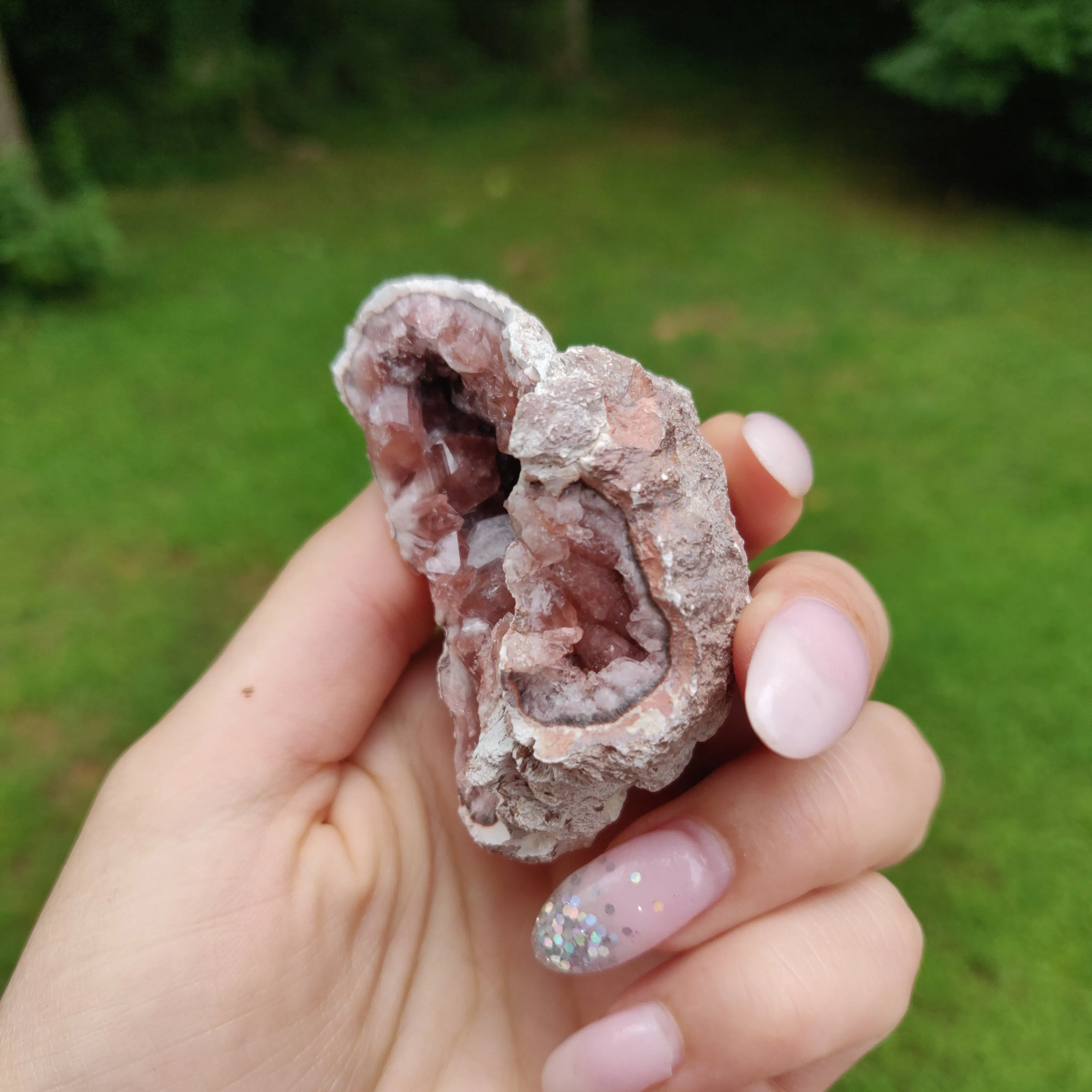 Pink Amethyst Geode  (#J2)