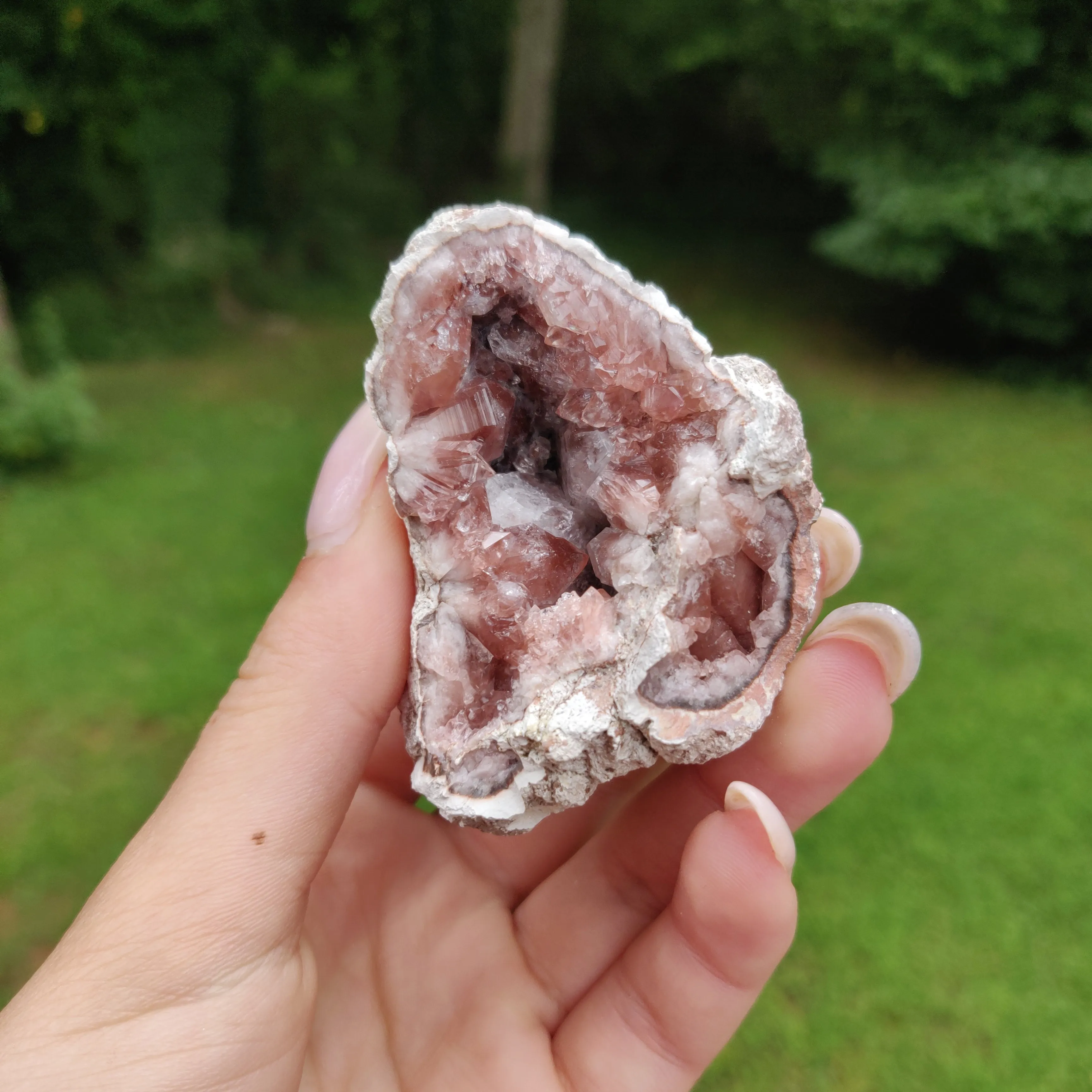 Pink Amethyst Geode  (#J2)