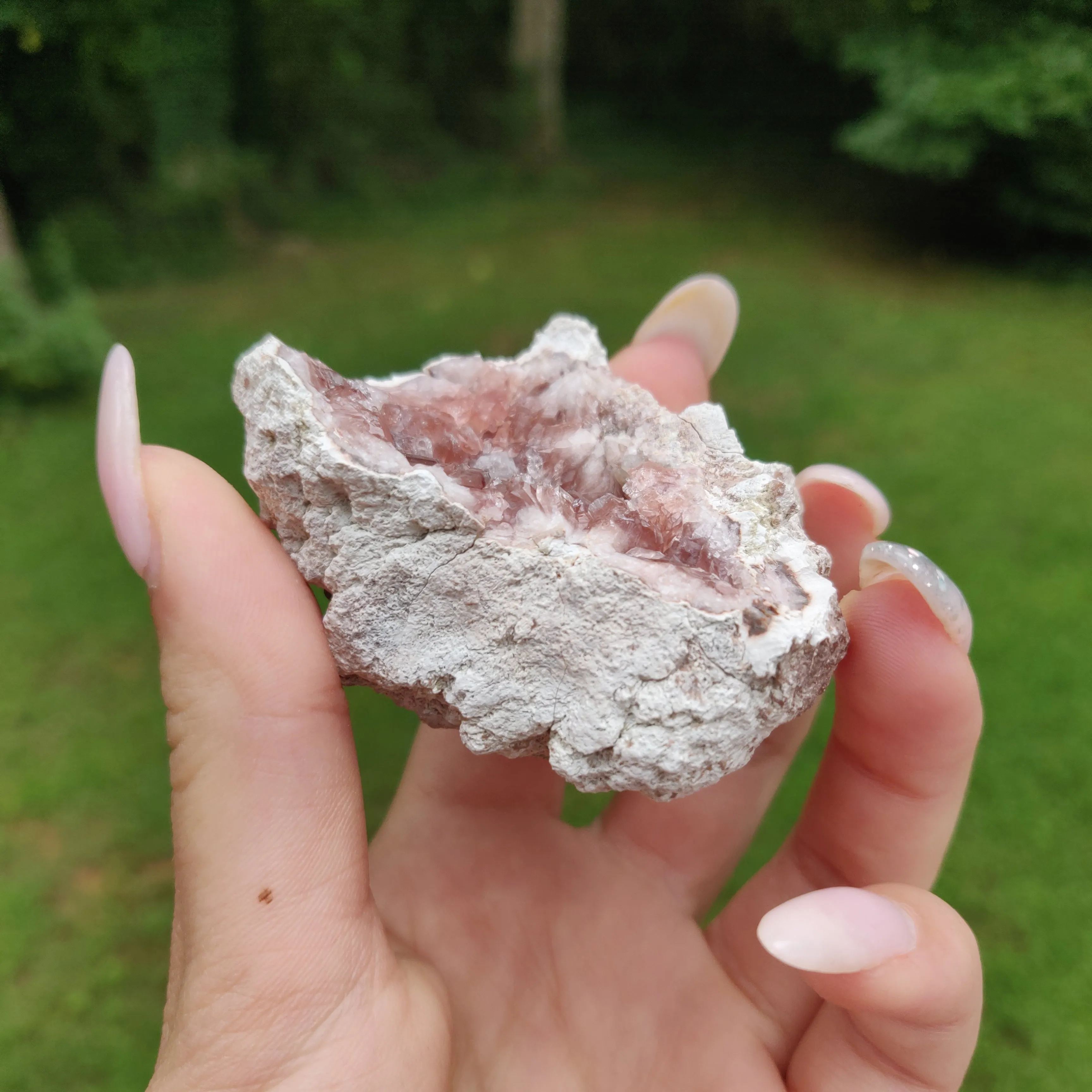 Pink Amethyst Geode  (#J2)