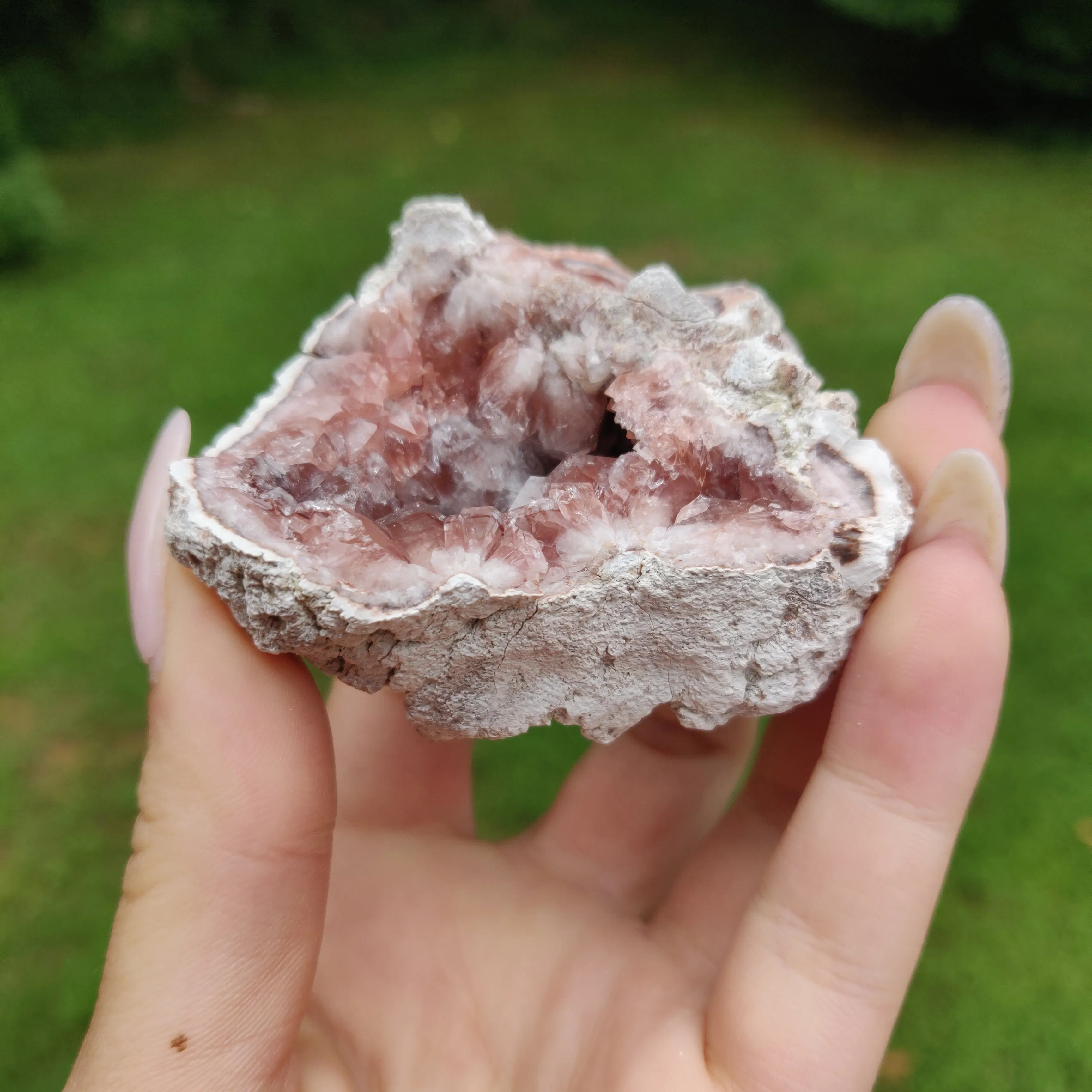 Pink Amethyst Geode  (#J2)