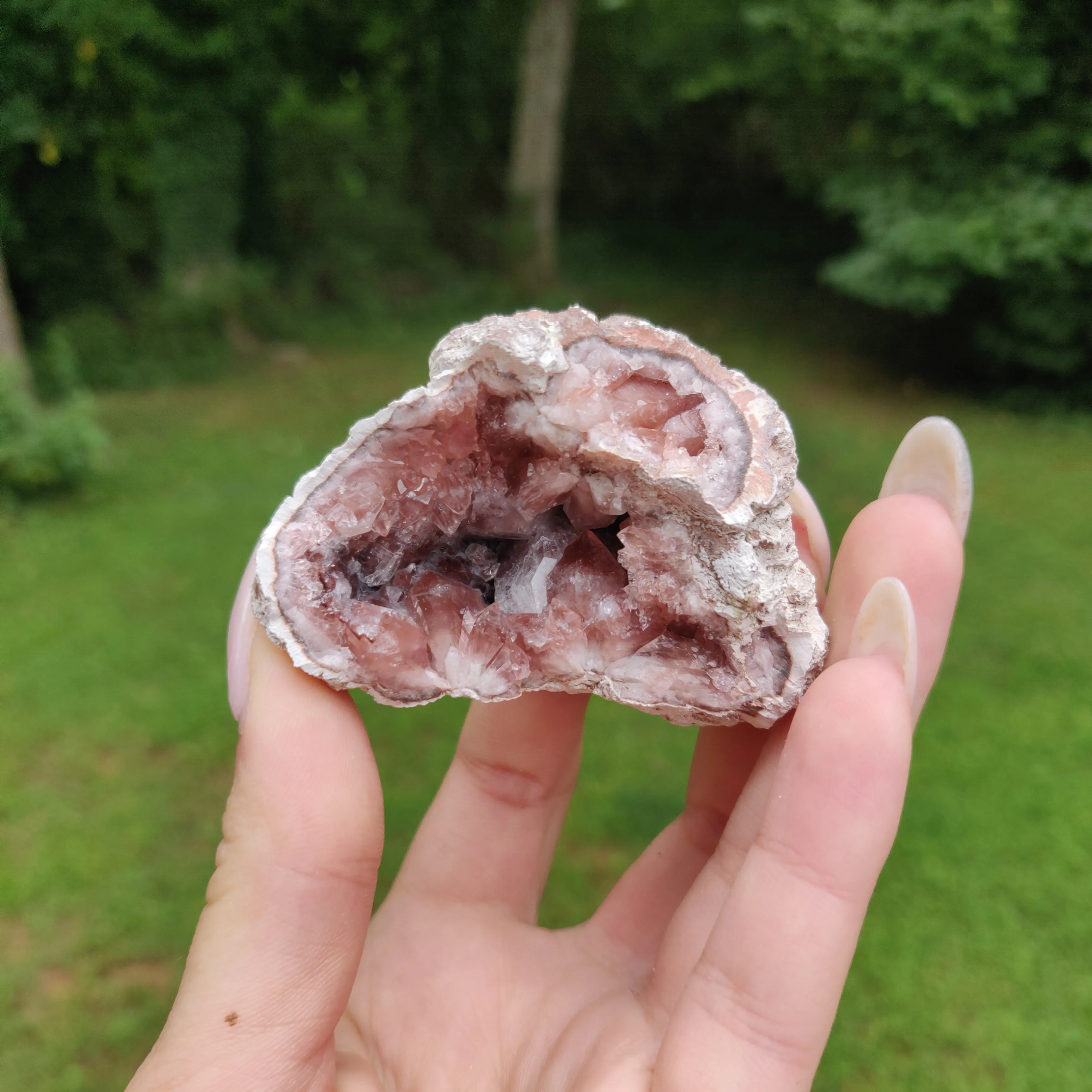 Pink Amethyst Geode  (#J2)