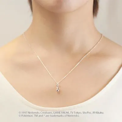 [Pokémon]Espeon & Pokéball necklace K18 gold
