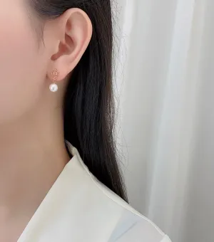 "Hot Air Balloon" Pearl Earrings