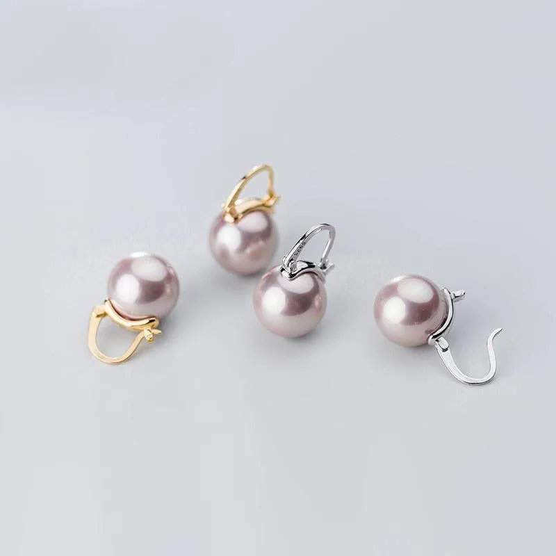 Ritzy Hazel Pearl Studs