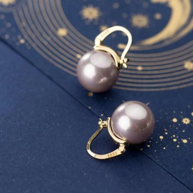 Ritzy Hazel Pearl Studs