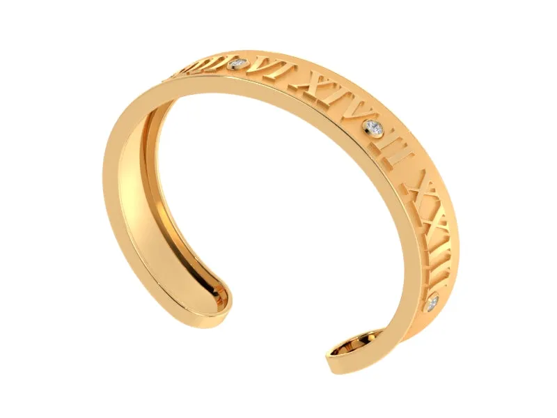 Roman Numeral Cuff