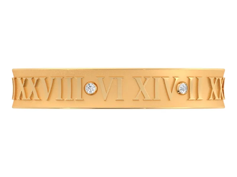 Roman Numeral Cuff