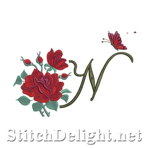 SDS1654 Beautiful Rose Font N