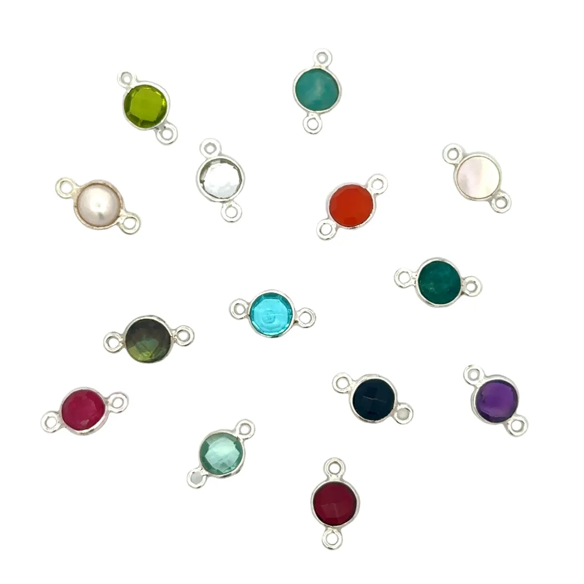 Small Round Channel Set Clear Quartz Connector
