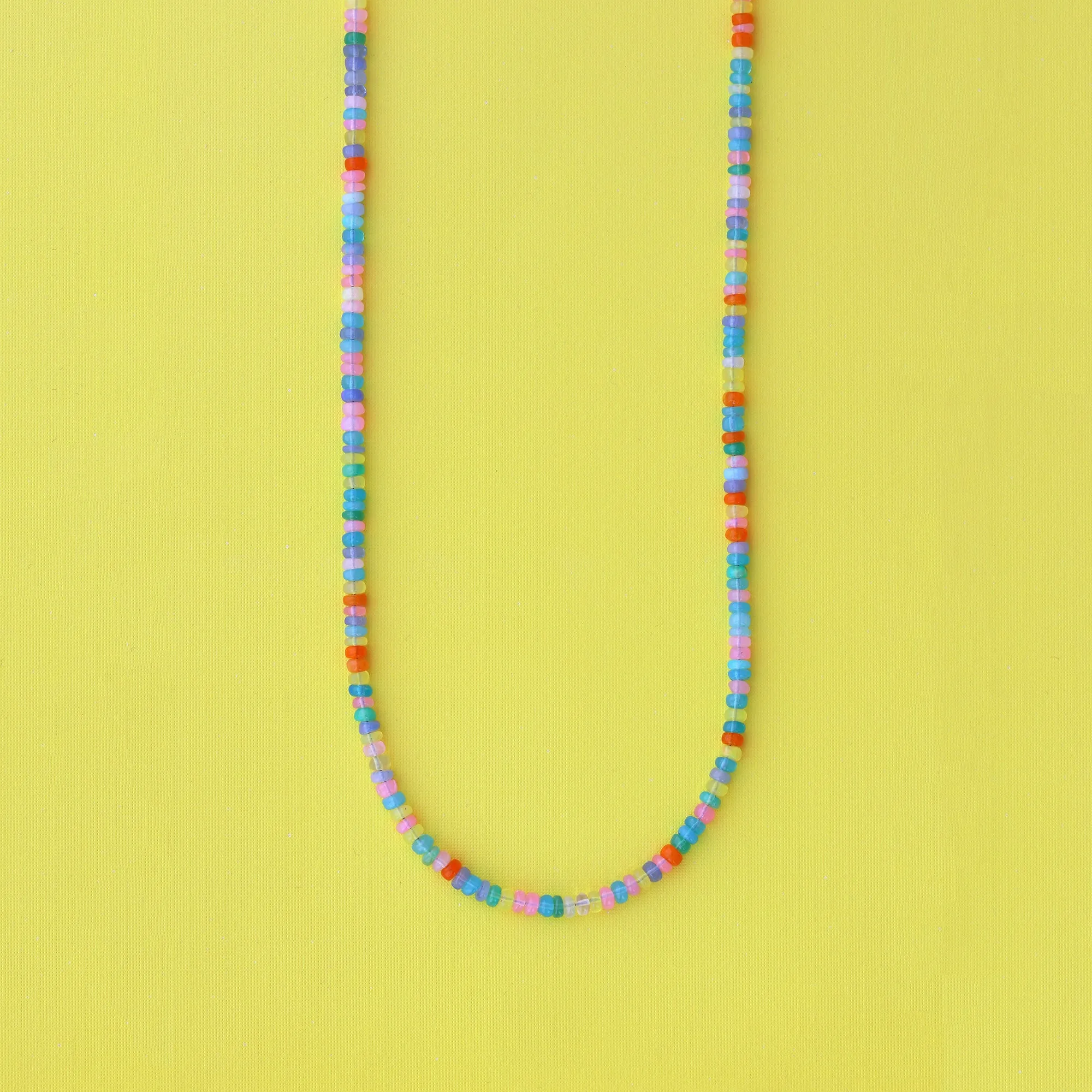 Spring Multi-color Opal Necklace