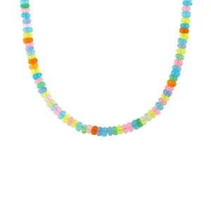 Spring Multi-color Opal Necklace