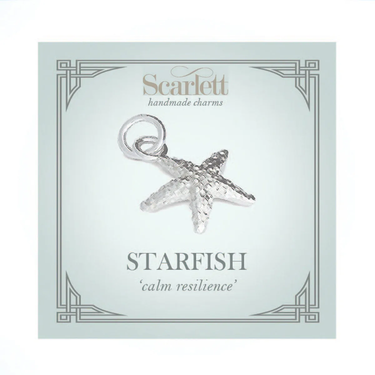 Starfish Silver Charm