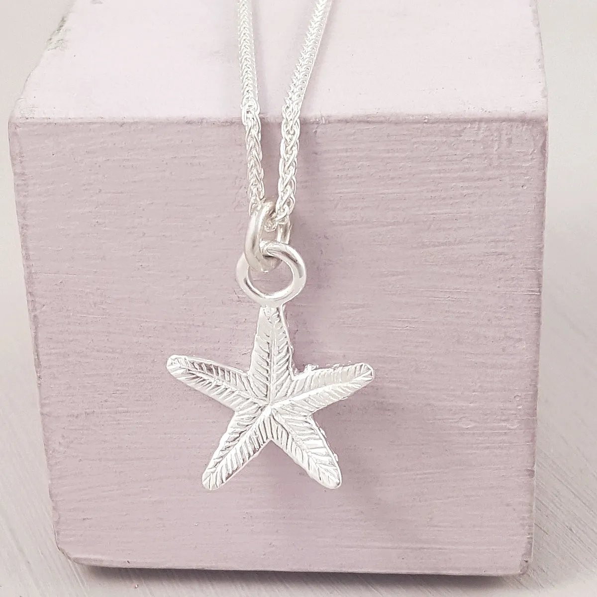 Starfish Silver Charm