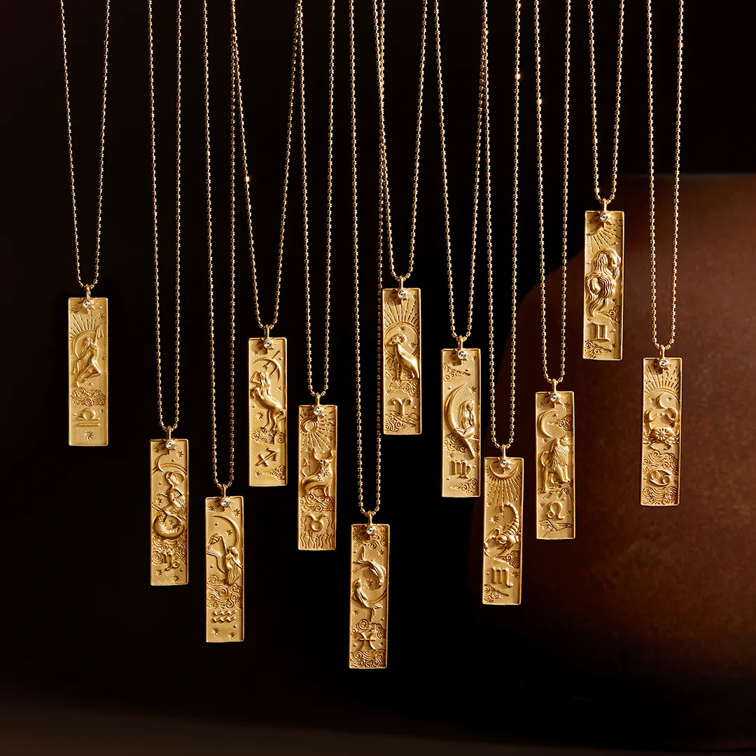Story of Gemini Zodiac Necklace