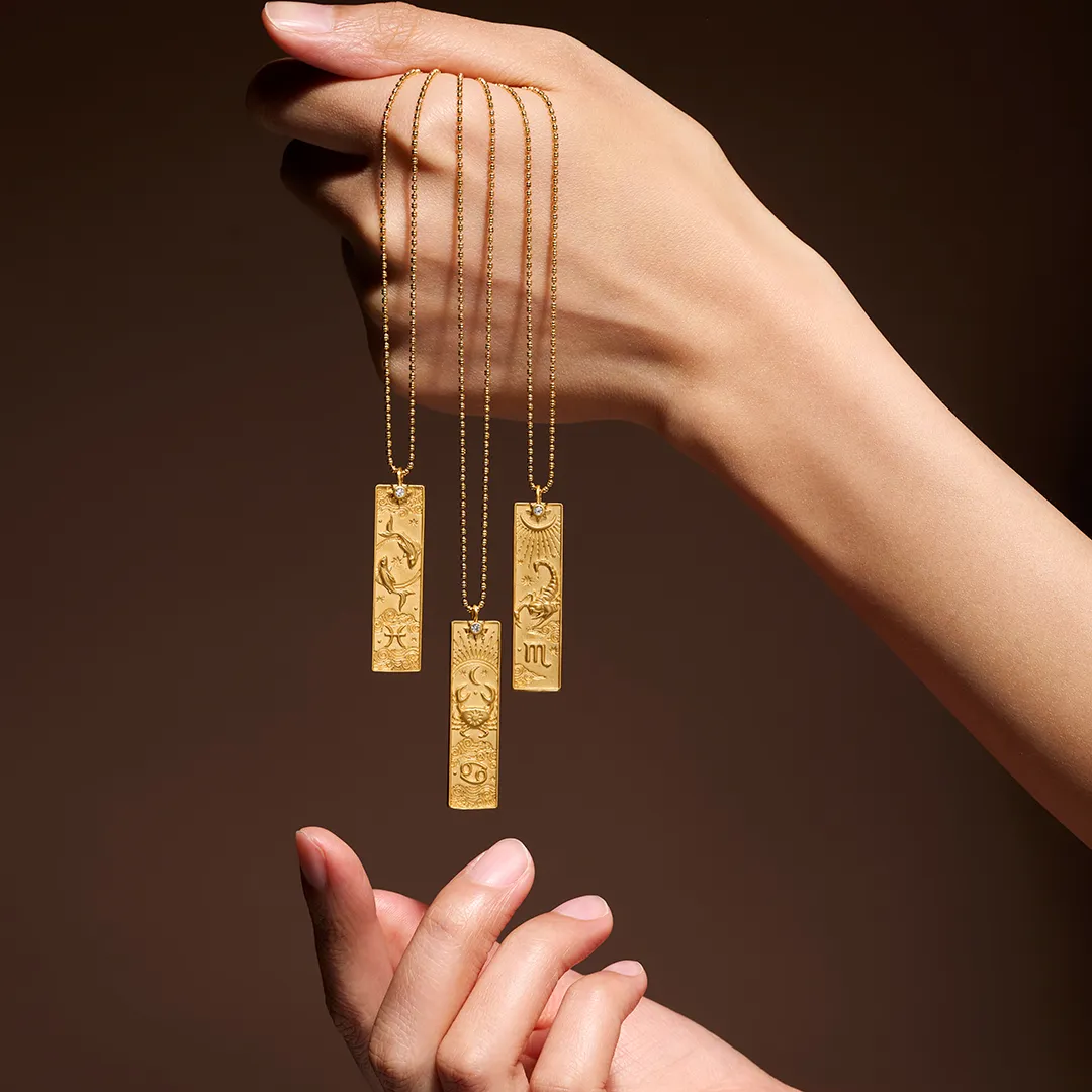 Story of Gemini Zodiac Necklace