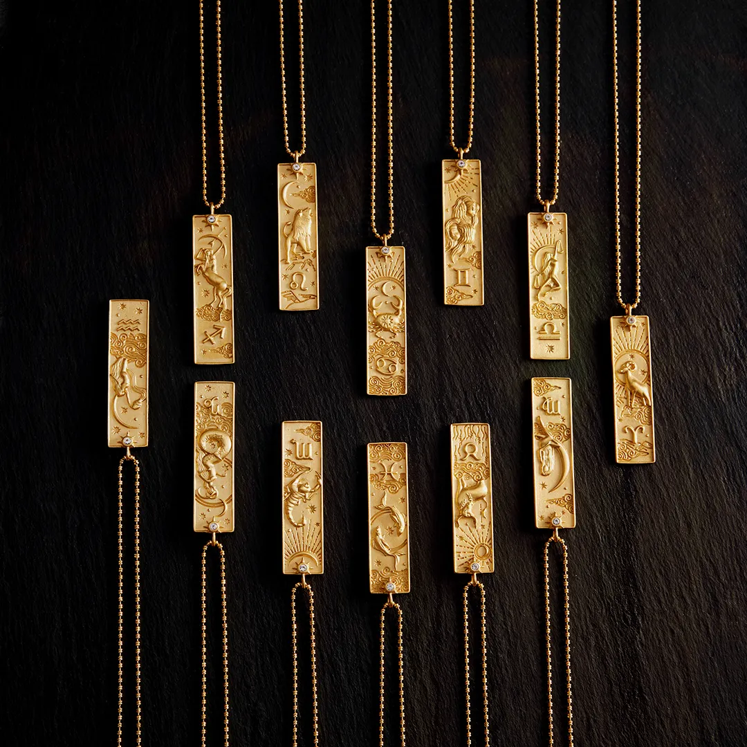 Story of Gemini Zodiac Necklace