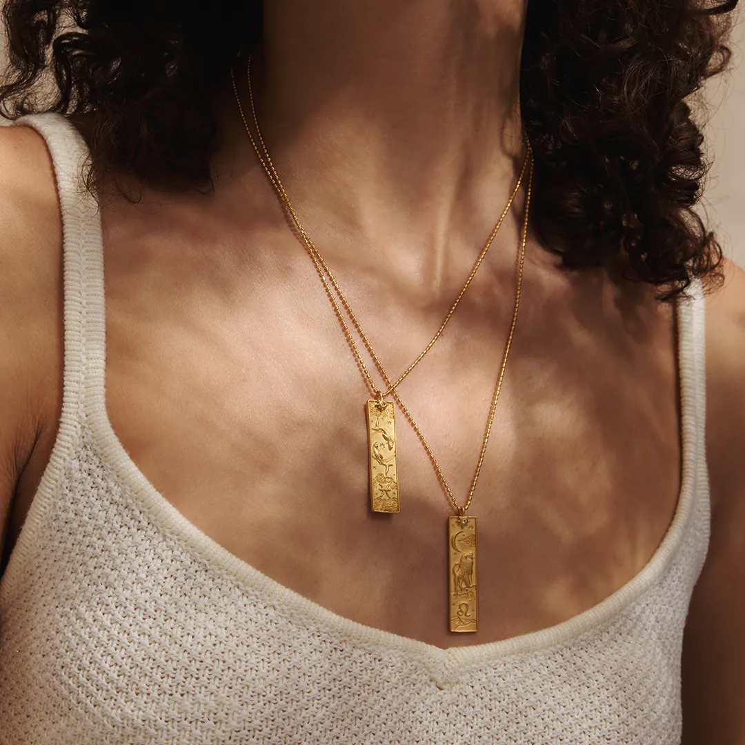 Story of Gemini Zodiac Necklace