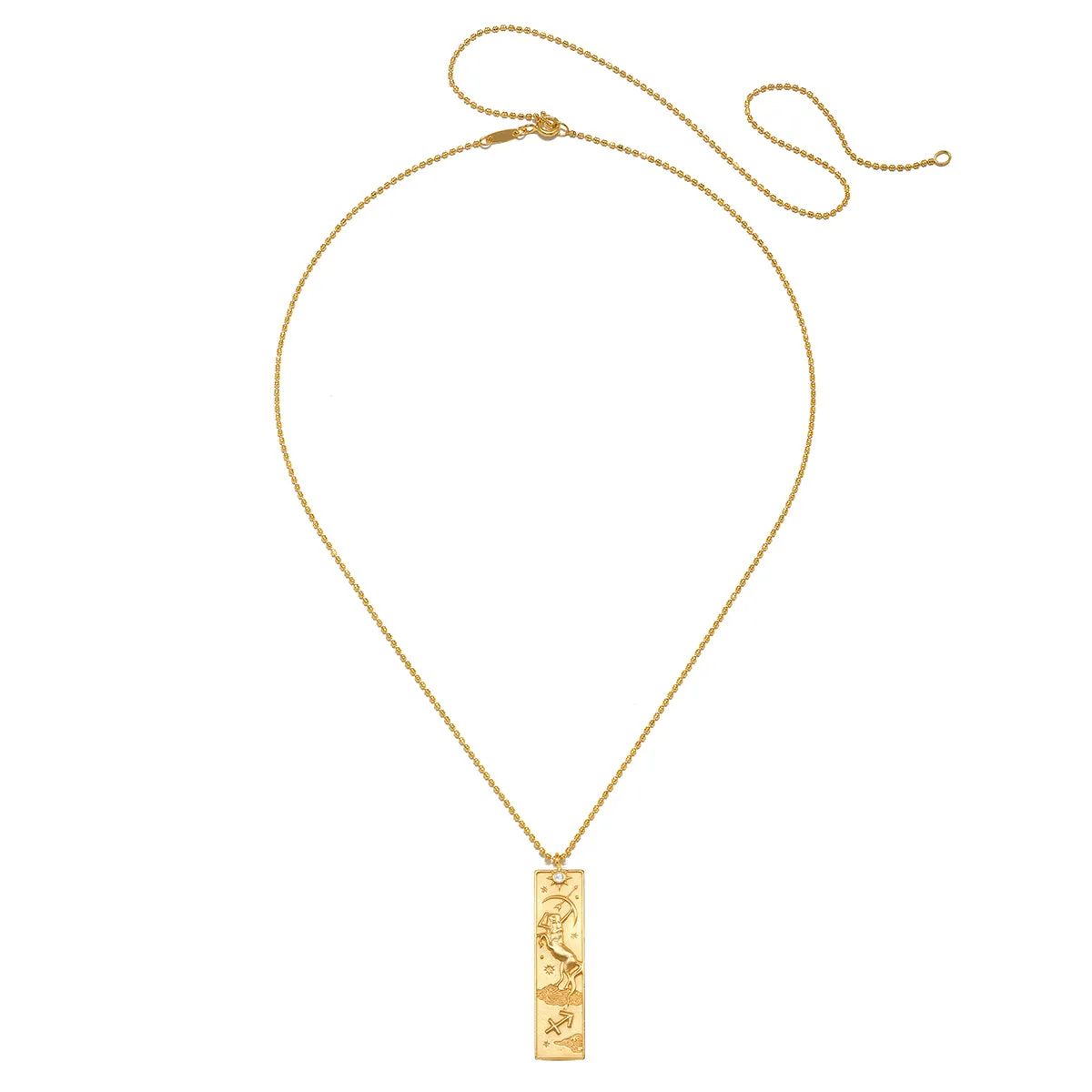 Story of Sagittarius Zodiac Necklace