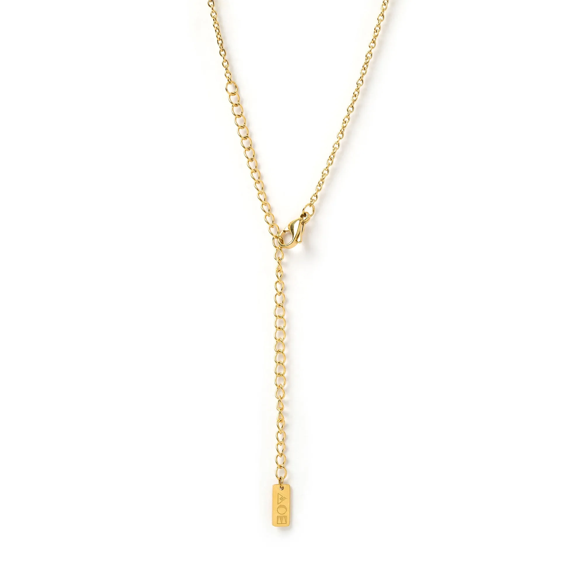 Teo Gold Necklace - Lapis