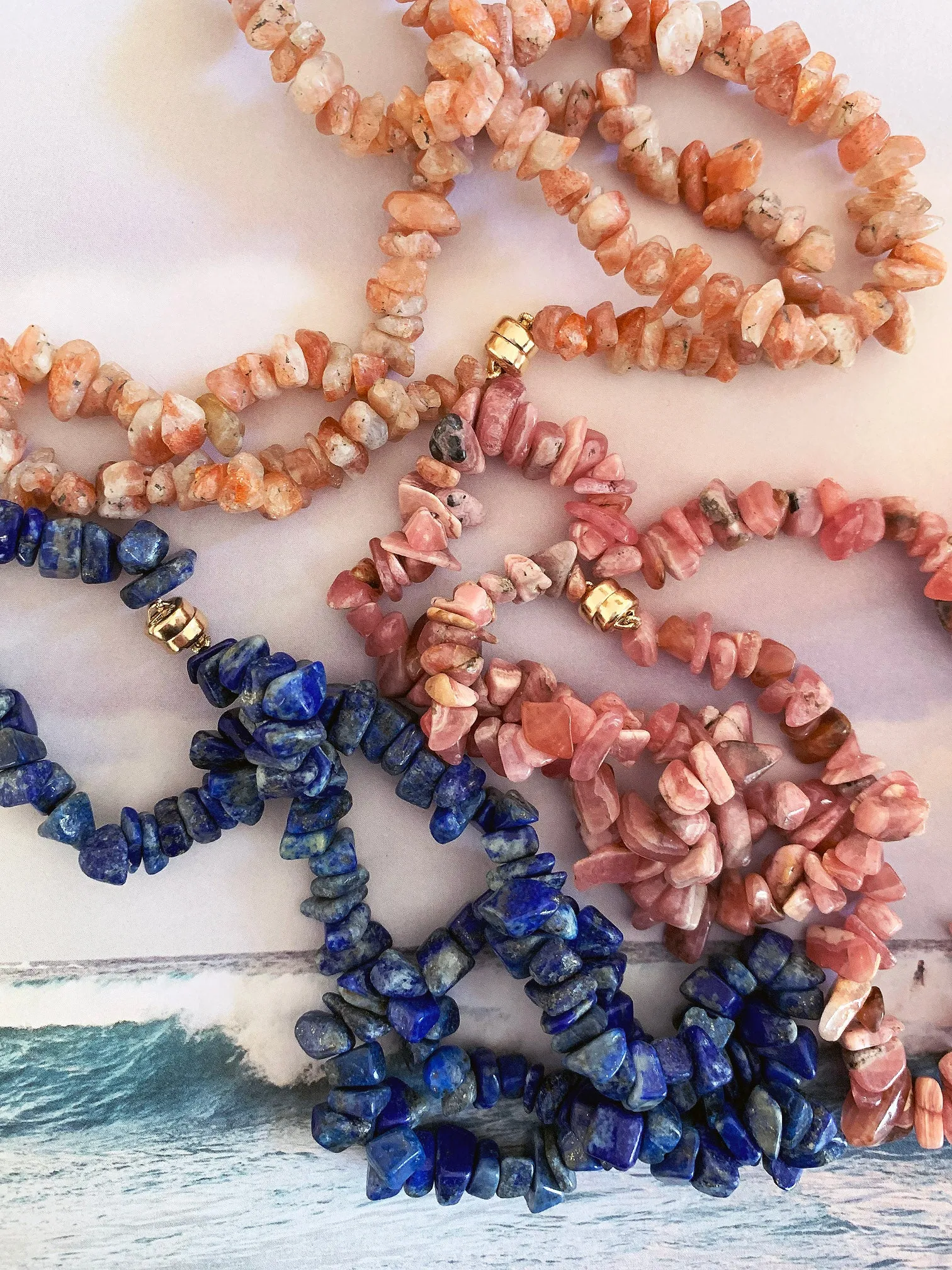 The Surfer Boy Necklace (Lapis Lazuli)