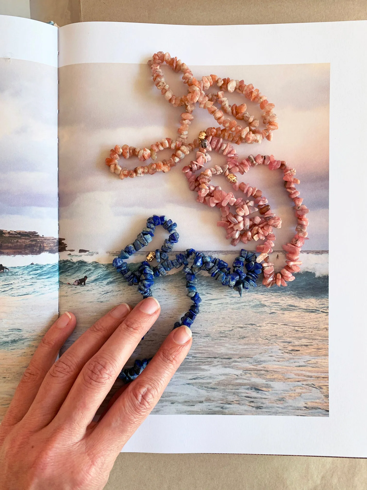The Surfer Boy Necklace (Lapis Lazuli)