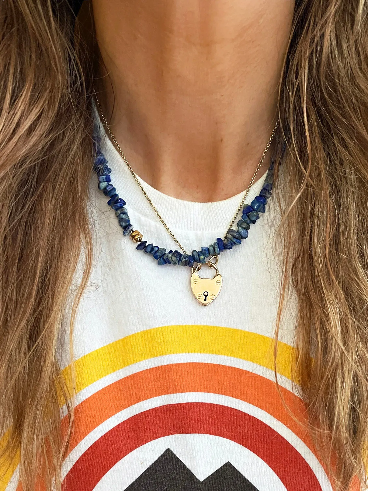 The Surfer Boy Necklace (Lapis Lazuli)