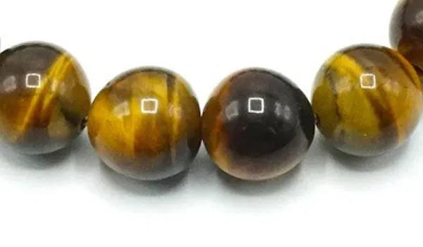 Tigers Eye Gloss Natural Gemstone Bracelet