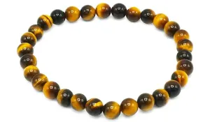 Tigers Eye Gloss Natural Gemstone Bracelet