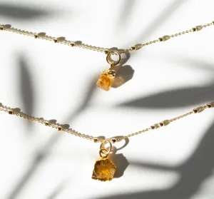 TS November Citrine Necklace