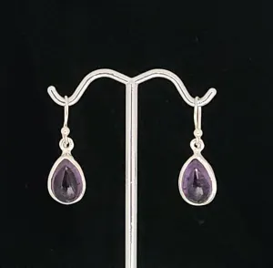 Vibrant Amethyst Drop Earrings