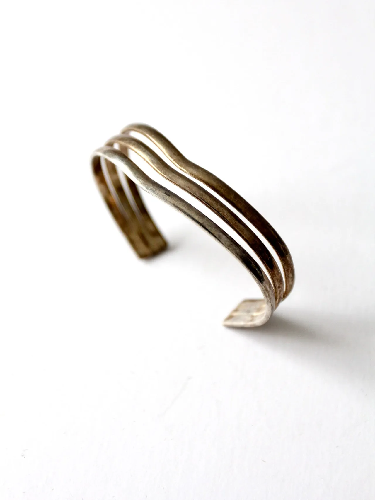 vintage wave cuff bracelet