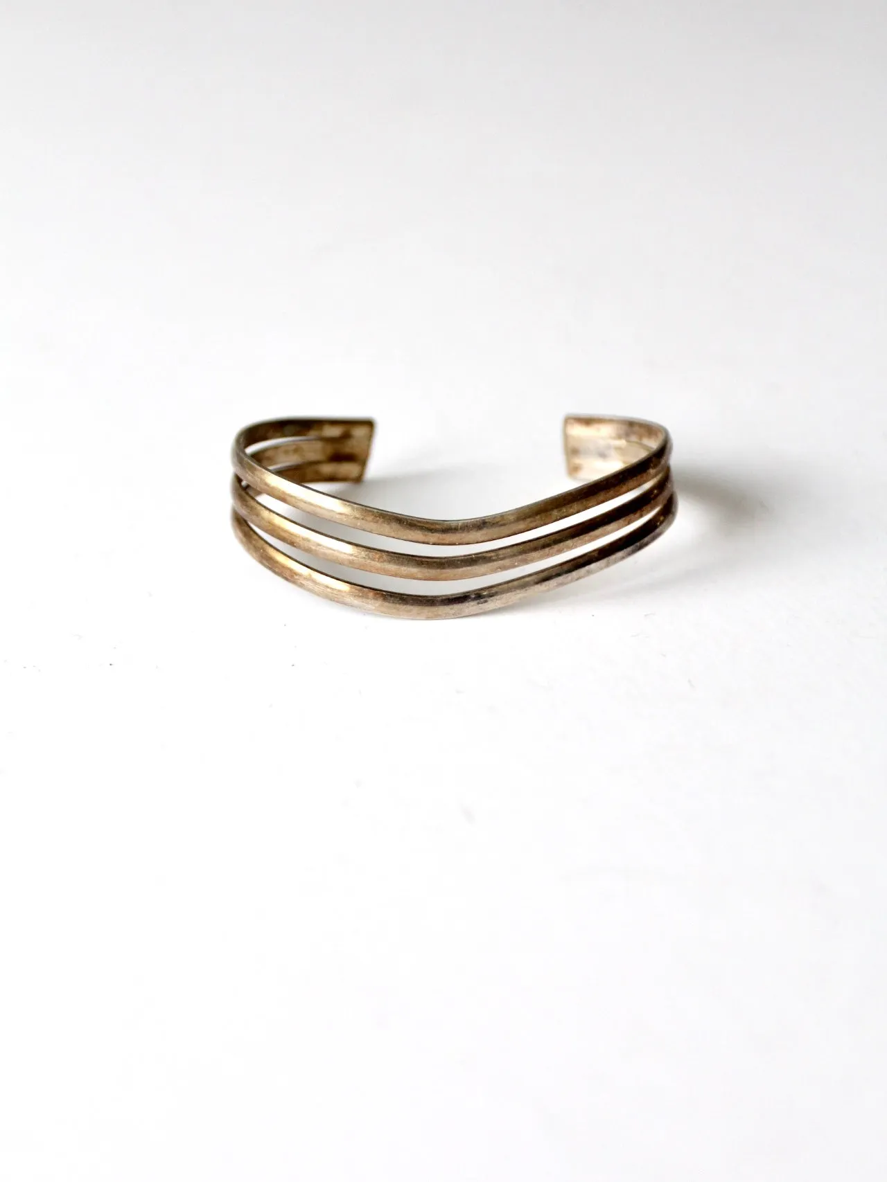 vintage wave cuff bracelet