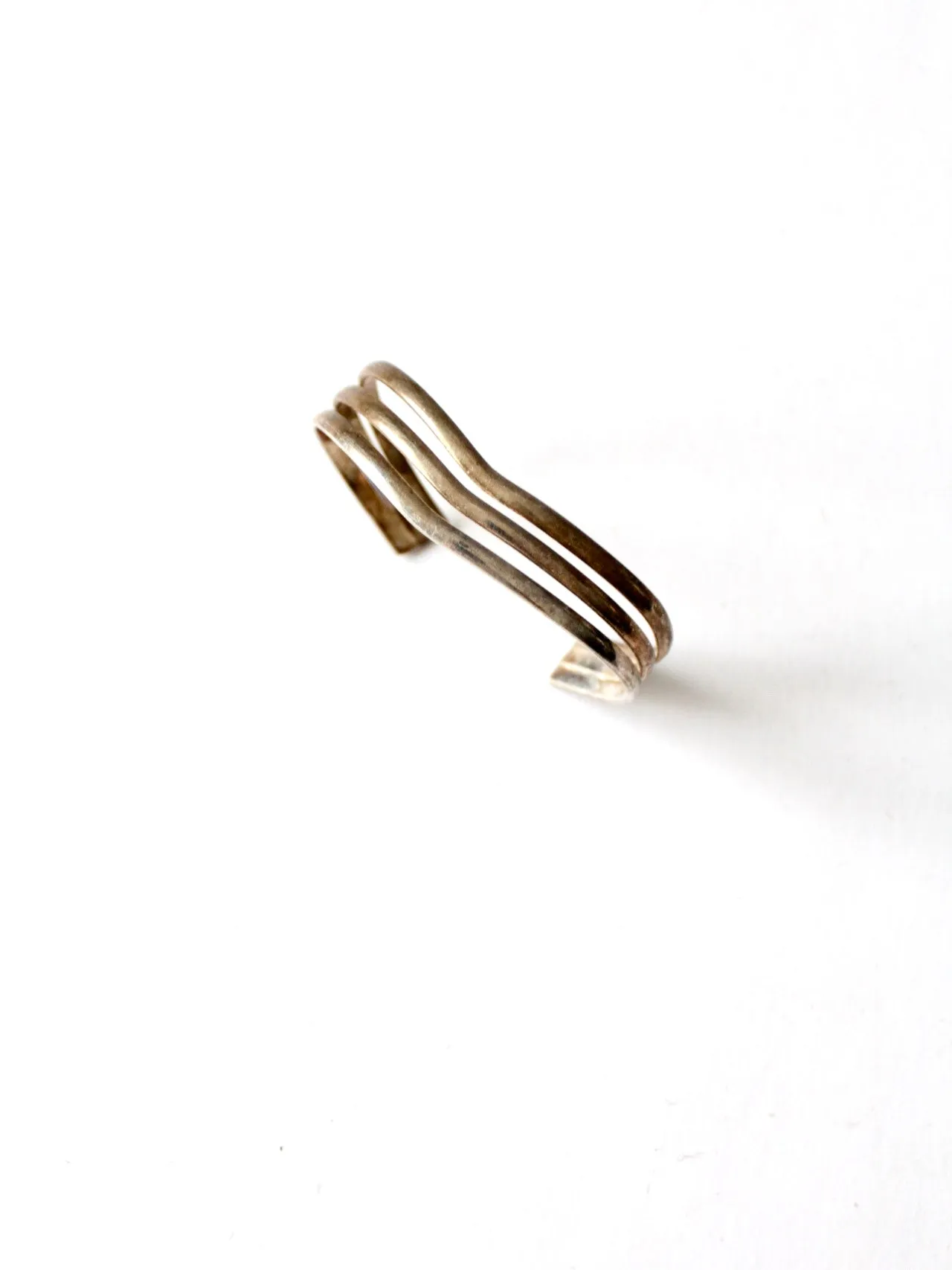 vintage wave cuff bracelet