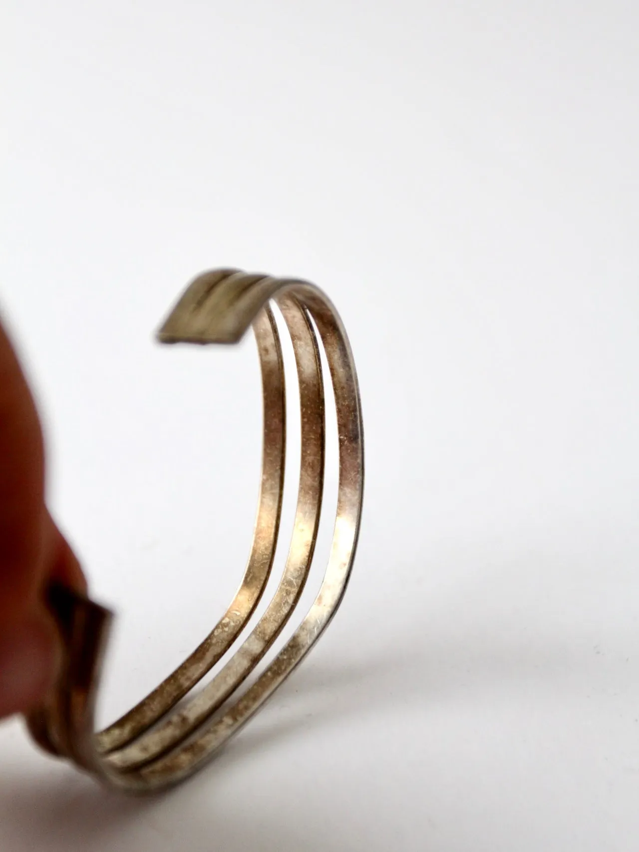 vintage wave cuff bracelet