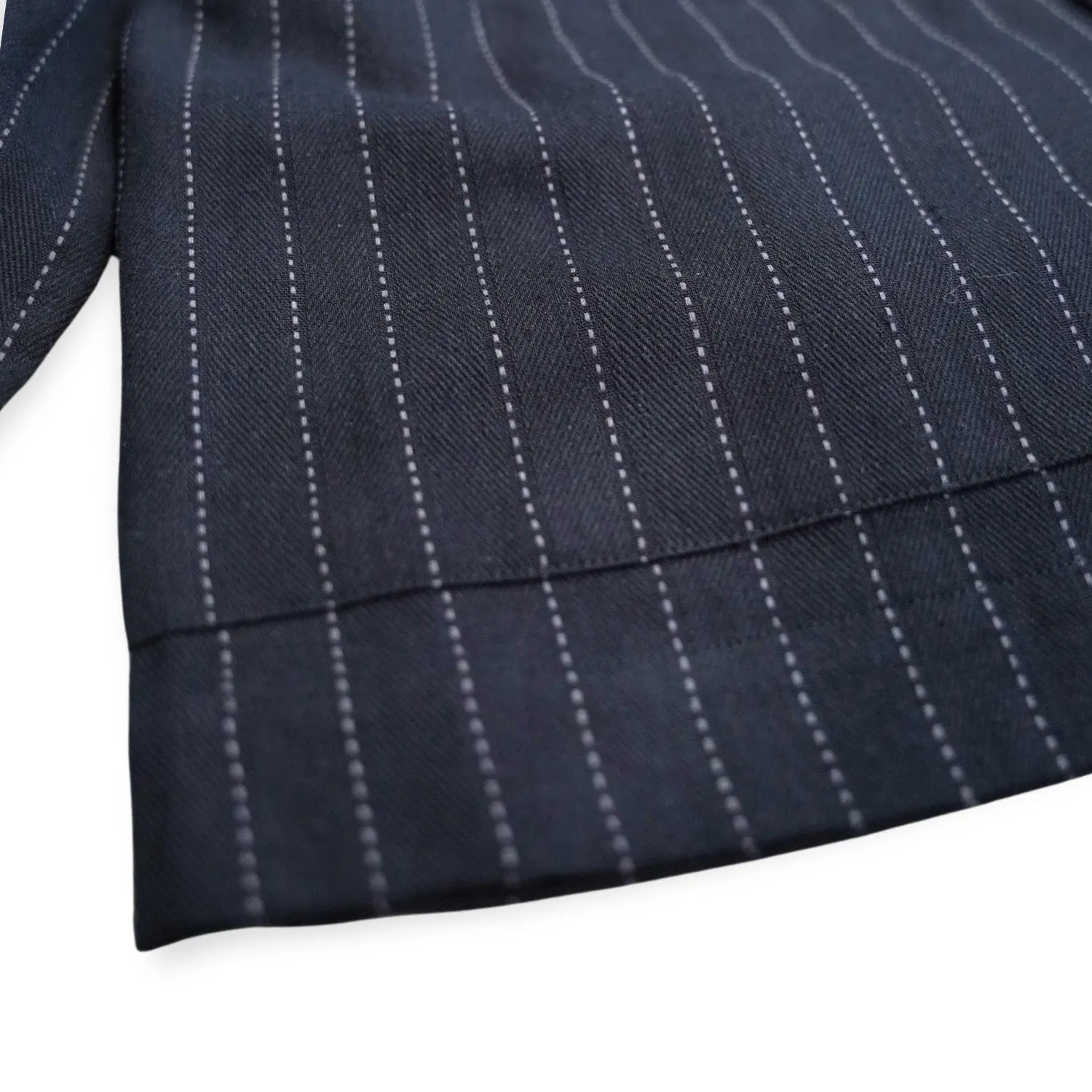 WM08-JK251081 DOBBYSTRIPE / HERRINGBONE COVERALL JACKET