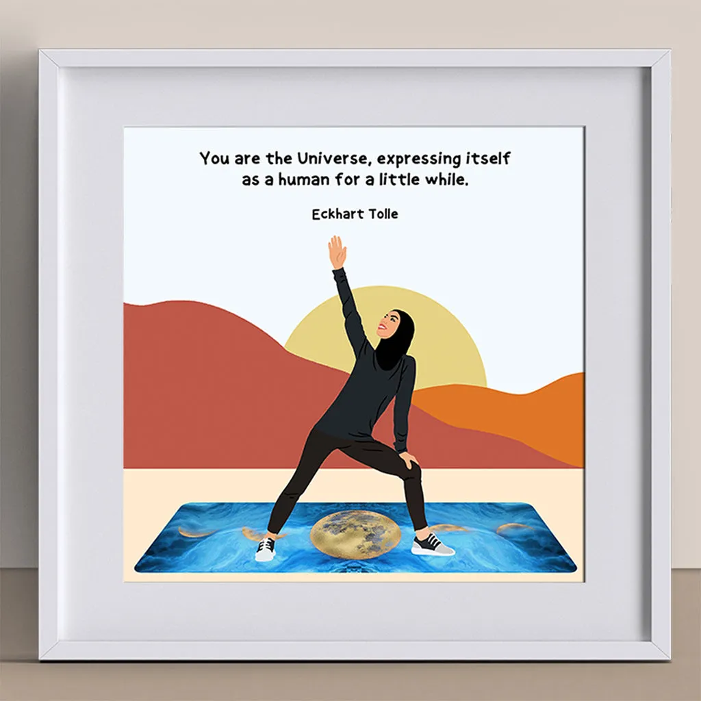 You Are The Universe Doodle Card